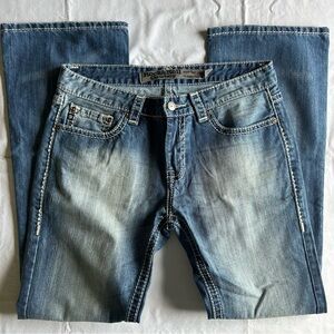 Rock and Roll Cowboy Pistol Bootcut Jeans 33x34